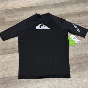 Quiksilver Men's Black Swim Shirt